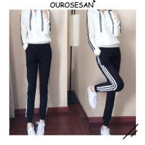 OUROSESAN casual sportswear suit Spring and autumn female Han version Fashion loose with slim running necropolis Two sets