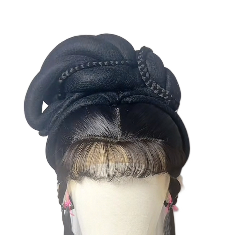 Traditional Chinese Opera Headpiece, Costume Wig, Lady's Opera Headpiece, Yue Opera, Huangmei Opera, Flower Girl Hairstyle, Updo, No Head Covering Traditional Chinese Opera Headpiece, Costume Wig, Lady's Opera Headpiece, Yue Opera, Huangmei Opera, Flower Girl Hairstyle, Updo, No Head Covering