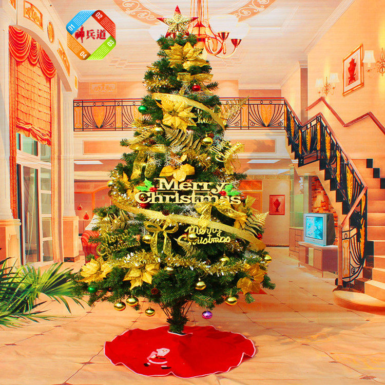 3 Mei Christmas Tree Crypto Shop Shop Shop in the room Christmas Decoration 300cm Large Christmas Tree Package