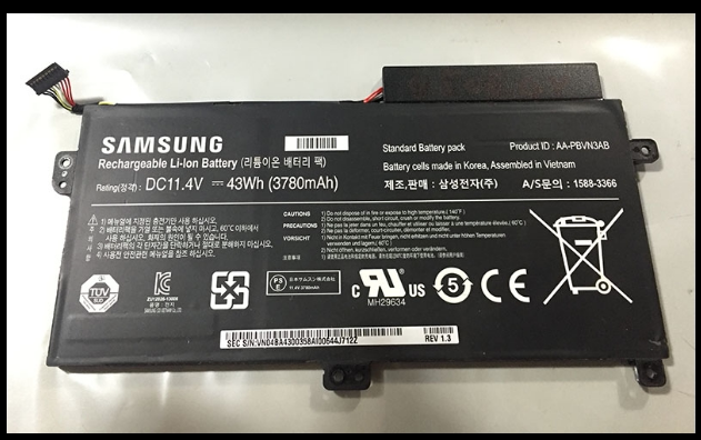Brand new original Samsung NP370R4E NP370R5E NP370R5E 450R5V 455R4J 455R4J laptop battery