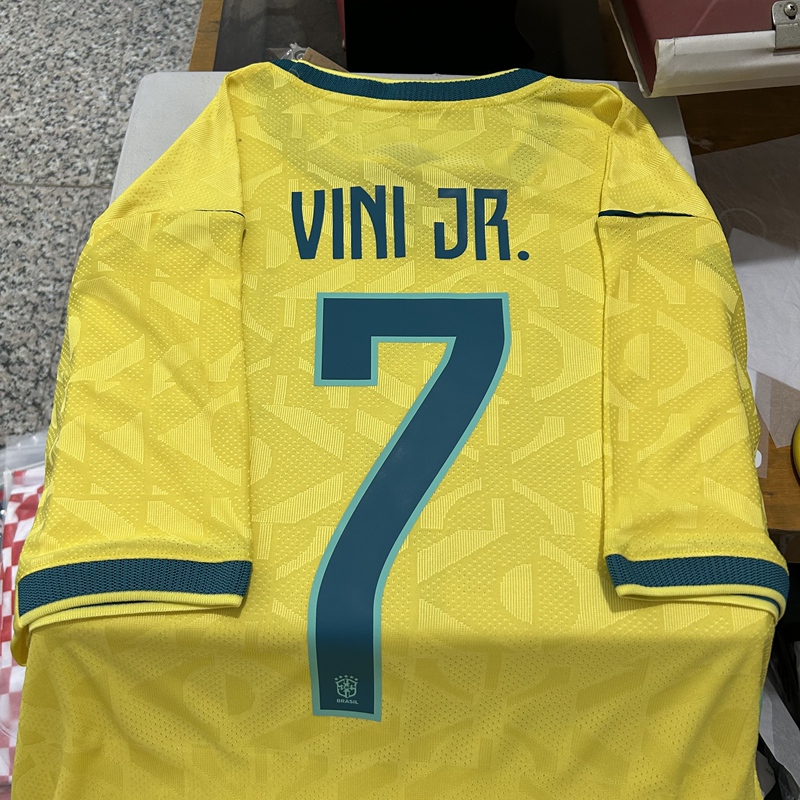 2026 West National Team Home Short-Sleeve Player Version Vinicius Neymar Adult and Children's Football Jersey Number