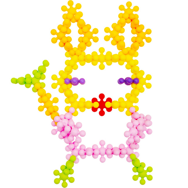 ໂຮງຮຽນອະນຸບານ desktop snowflake plum blossom building block toys ຂອງເດັກນ້ອຍປິດສະໜາ ການສຶກສາຂັ້ນຕົ້ນ ຄວາມສາມາດຂອງເດັກນ້ອຍອາຍຸ 3 ປີ 6 ປີ