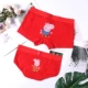 2 bộ đồ đôi đồ lót cotton đen đỏ eo thấp hoạt hình nam boxer nữ tam giác cỡ lớn U lồi đơn giản dễ thương đồ lot