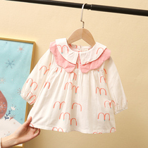 Girl dress spring and autumn 2020 new Korean baby girl princess dress children long sleeve thin skirt
