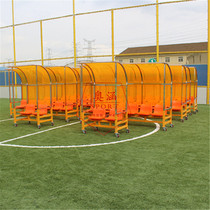 Manufacturer Direct Marketing Custom Stadium Coach Substitute Seats Volleyball Court stands for sun-shading and rain-proof football protective shed