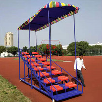 The Referee Bench Chronograph Stands End of the stands 16 seats with rain shed mobile end Timing desk Athletics Equipment Giant