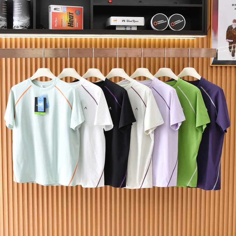 [Mountain-Style Function~ Moisture-Wicking and Breathable + 3D Tailoring] Summer Men's and Women's Outdoor Sports Round-Neck Quick-Drying Short-Sleeved T-Shirt