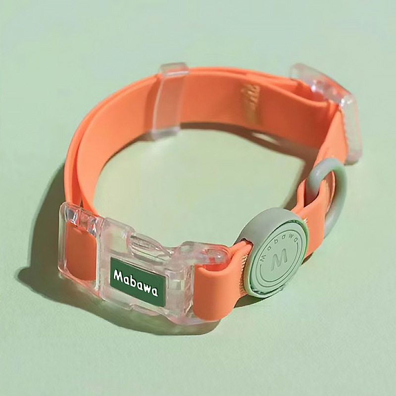 Dog Collar Waterproof Dog Collar Small Dog Collar Large Dog Medium-Sized French Bulldog Teddy Corgi Leash