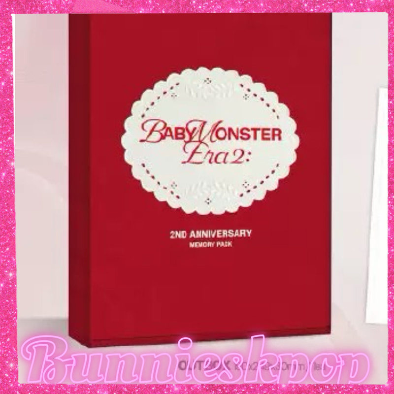 Authentic Babymonster 2Nd Anniversary Official Photo Book and Official Photocards Postcards