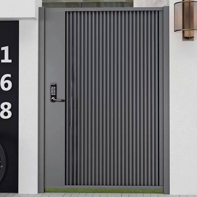 Iron courtyard gate stainless steel villa gate community garden fence gate rural home yard gate aluminum alloy gate
