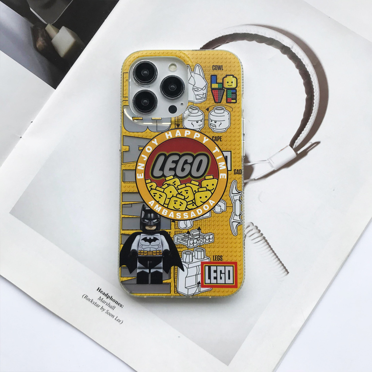 LEGO Minifigures & Bricks iPhone Case