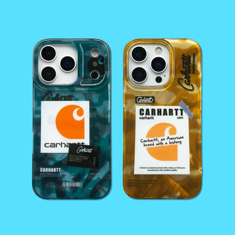 Carhartt C Logo Orange Script iPhone Case