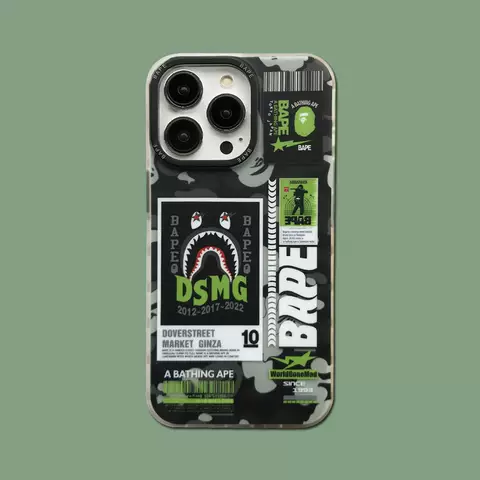 A Bathing Ape Shark Mouth iPhone Case for iPhone 18 – 17