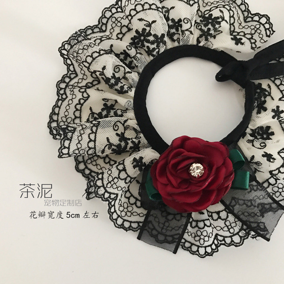 Spot pet custom drool towel Muppet Drool towel American short drool towel gradient Garfield neck ring