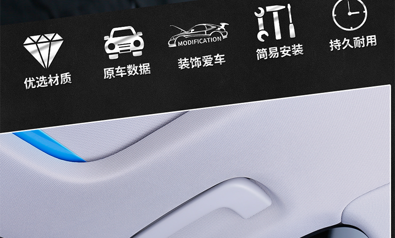 Audi mới A4L A3 A5 A6L Q3 Q5 Q7 A7 A8L kính xe / clip sửa đổi nội thất - Ô tô nội thất Accesseries đồ chơi trang trí xe hơi