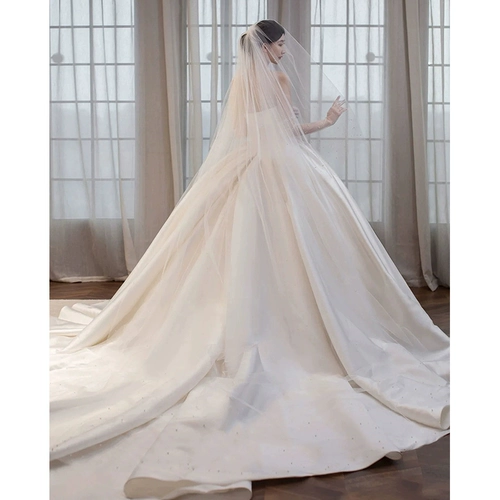 Топ без лямок для невесты, французский стиль, коллекция 2023, кружевное платье, подходит для подростков