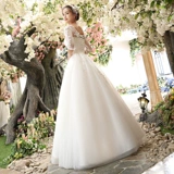 Свадебное платье, вечернее платье для невесты, коллекция 2023, французский стиль, подходит для подростков, кружевное платье