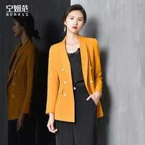 High-end blazer womens autumn 2021 New Korean temperament ol fashion professional suit top overalls