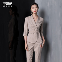 Suit set female manager overalls OL professional wear suit high-end small suit commuter dress female two-piece set
