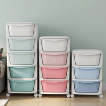 Extra large thick plastic storage box box household storage box toy finishing box snack drawer type storage cabinet