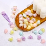 Прозрачные акриловые матовые серьги, подвеска ручной работы, заколка для волос, брелок, аксессуар