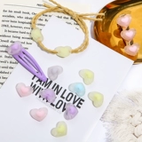 Прозрачные акриловые матовые серьги, подвеска ручной работы, заколка для волос, брелок, аксессуар