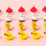 Мультяшный динозавр, подвеска ручной работы, ожерелье и серьги, аксессуар, брелок, «сделай сам»