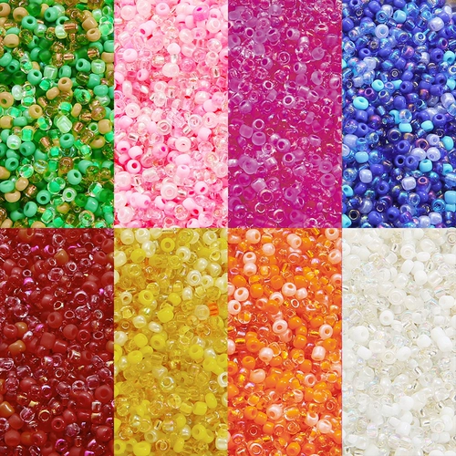 Стеклянные бусины ручной работы, плетеный браслет, ожерелье, китайская шпилька с кисточками, 3mm