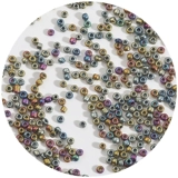 Металлические стеклянные бусины, аксессуар, аксессуары ручной работы, плетеный браслет, кольцо, 4мм