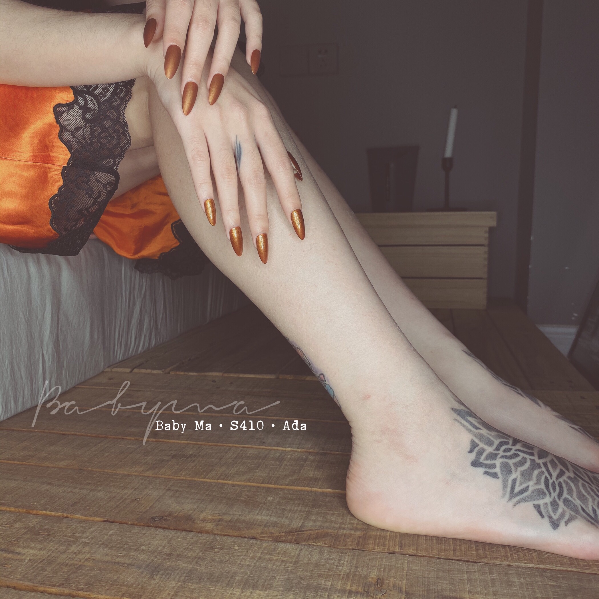 (Ma Bao Nail) babyma color glue S410 Ada