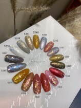 (Ma Bao Nail) babyma 12 new nail art phototherapy glue 5g canned S327 ~ 343