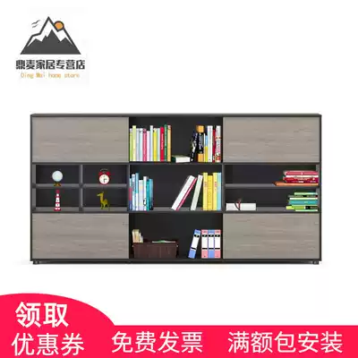 Short cabinet office cabinet file cabinet file cabinet storage cabinet storage cabinet wooden low cabinet long strip Cabinet Office tea cabinet partition