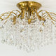 French-Style Vintage Ceiling Light for Living Room, Light Luxury Crystal High-End Master Bedroom Lamp, Designer Romantic Bedroom Lighting, Zhongshan Lighting Fixtures