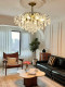 Black High-End Crystal Chandelier, French Mid-Century Light Luxury Living Room Lamp, Retro Dining Room Lamp, 2026 New Bedroom Lamp