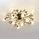 American Retro Living Room Ceiling Lamp, French Pastoral Style Master Bedroom Lamp, Romantic Art Simple Room Home Lighting Fixtures