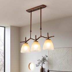 Medieval-Style Restaurant Chandelier, French-Style Bar Table Lamp, Three-Head American Retro Melard 2026 New Lighting Fixtures