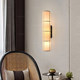 Japanese Natural Wabi-Sabi Style Bedroom Bedside Wall Lamp Living Room Background Wall Zen Decoration Homestay Fabric Hotel Atmosphere