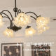 French-Style Lily of the Valley Pendant Light, Vintage Black Living Room Lamp, Mid-Century Minimalist Bedroom Lamp, High-End Room and Dining Room Light