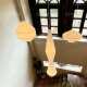 Japanese Wabi-Sabi Style Restaurant Pendant Light Fabric Staircase Light Commercial Duplex Dining Clothing Store Designer Ambiance Lighting Fixtures