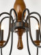 French-Style Vintage Staircase Chandelier, Villa Loft Open Space, American-Style Duplex Living Room and Dining Room Lighting, Candle Chandelier
