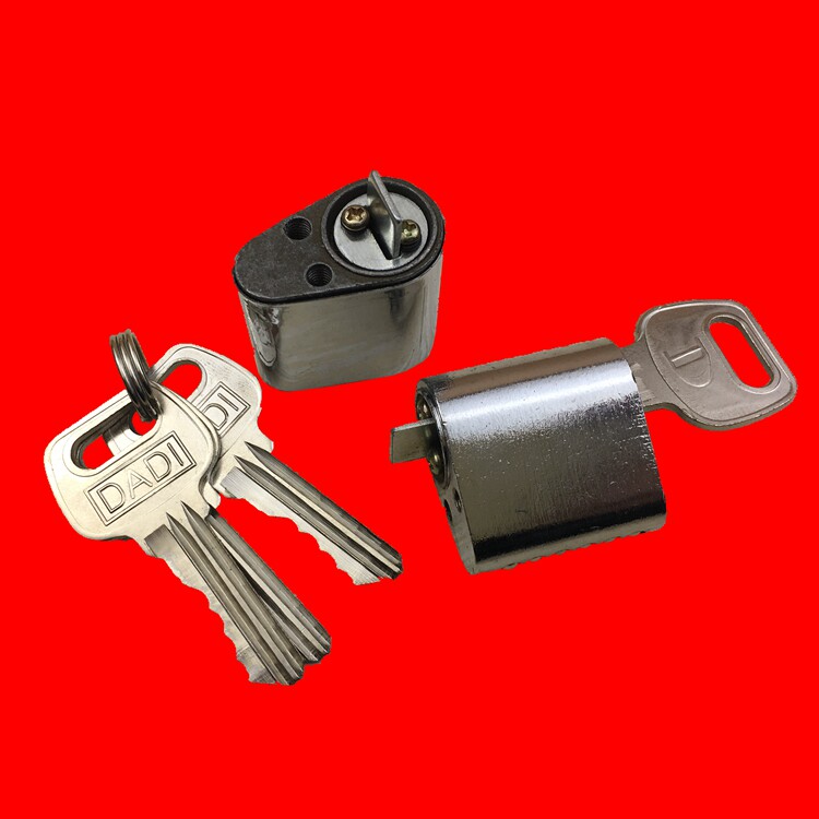 Fireproof door lock core pipe well lock short lock core escape lock core copper lock core fire door lock core