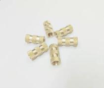 M5*High 15*Outer diameter 7 Flower Double Pass Injected Copper Nut Pre-buried Copper Style