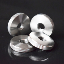 304 stainless steel flat head rollaway nut hand screwed knur-nut knura round nuts M4 5 6 8 10