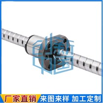 Ball-screw lead screw transmission bidirectional screw screw nut bearing seat lifting slipway customizable suit