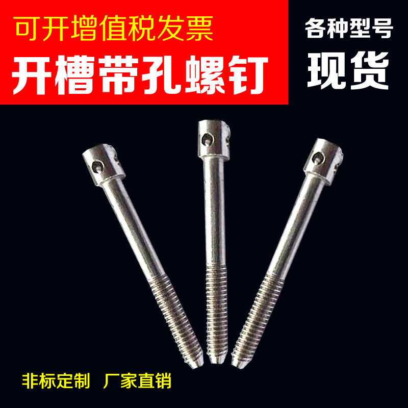 Professional production 304 stainless steel GB832 slotted with hole spherical cylindrical head screws M2M3M4M5M6M8M10