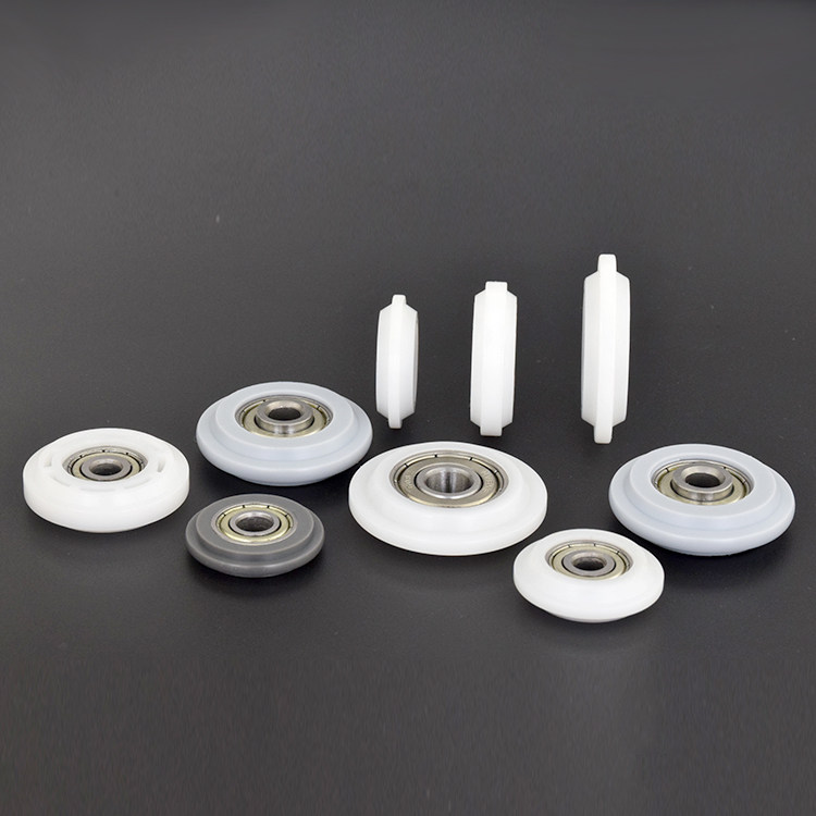 Outer Shoulder Bearing Pulley Pom Polyformaldehyde Ladle Plastic Wheel Groove Shifting Door Track Doors And Windows Roller Cam Guide Wheel AY