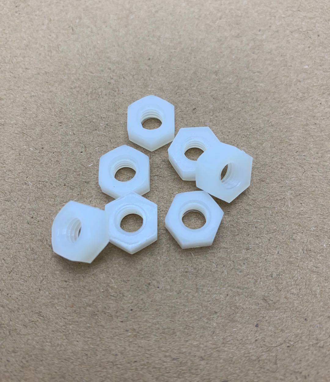Plastic nut nylon hexagonal nut plastic screw cap nylon locking hexagonal screw cap M2M2 5M3M4M5M6