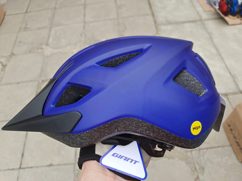 GIANT Teant riding helmet with peak mountain cross-country safety helmet with MIPS head safety system-Taobao