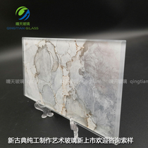 Antique mirror gold silver brown gray handmade restaurant hotel sample room background mirror art glass