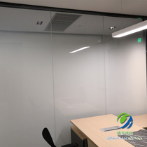 Factory direct sale white colored fog sand gradient shower room with rubber wire high-grade office partition tempered glass